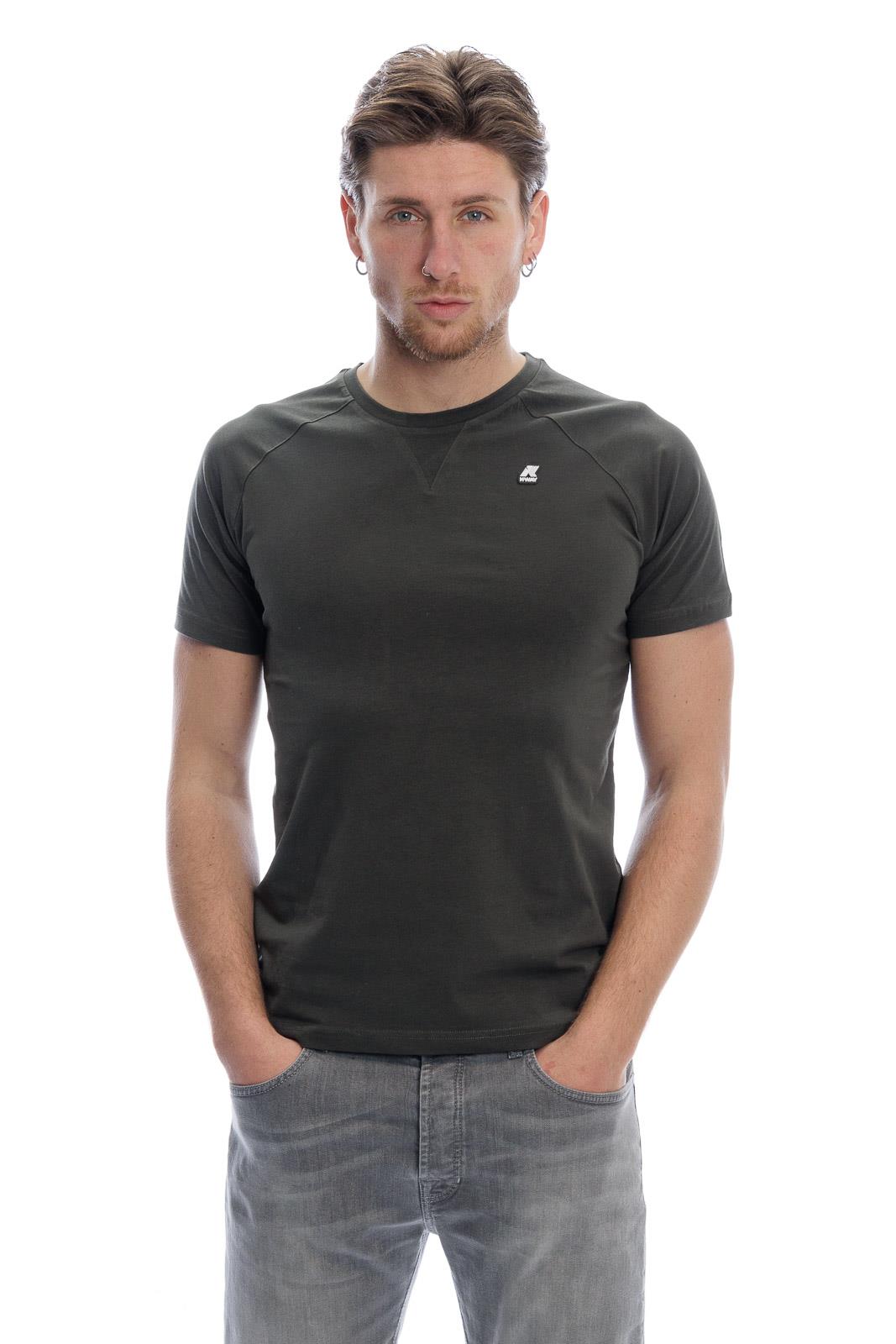 T-SHIRT K-WAY PETE Macro Logo girocollo maglia maniche corte 100% Cotone  K009FF0 EUR 29,00 - PicClick IT
