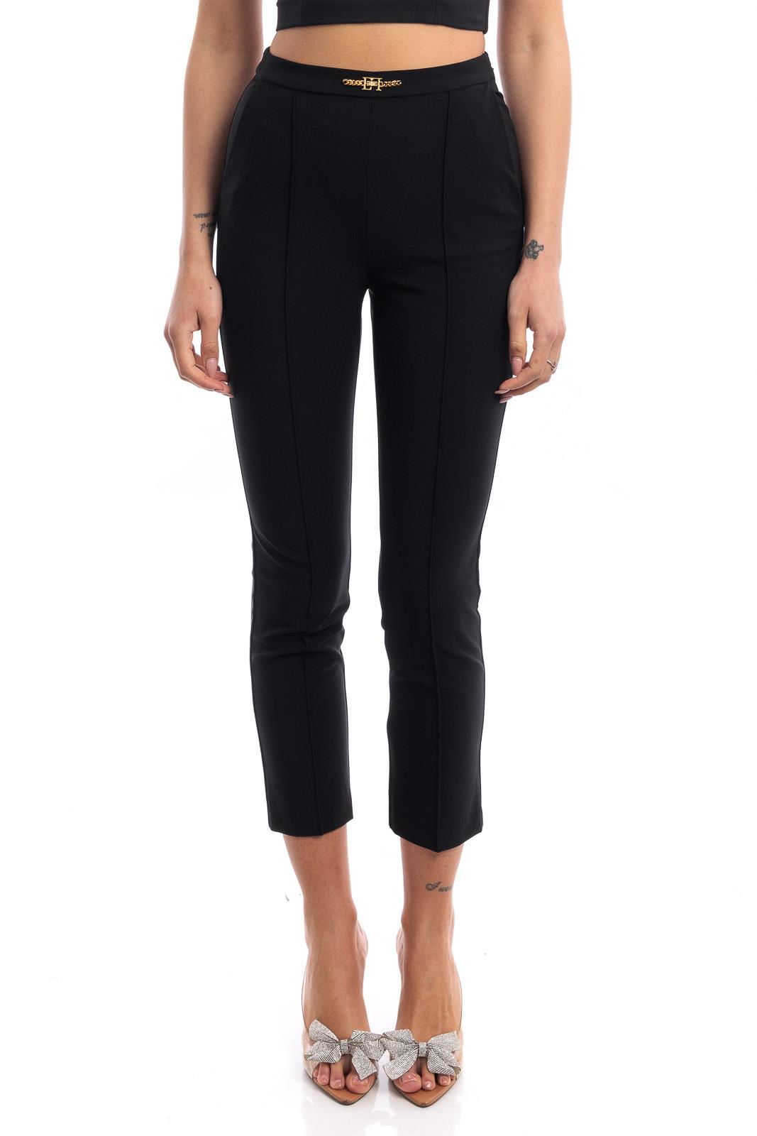 Pantaloni Da Donna A 3/4 Svasati Con Elastico In Vita Casual Pantaloni Capri Da Donna In Tinta Unita Bootcut 3/4 Pantaloni Con Tasche Comodi Elasticizzati Da Lavoro Capris Crop Pantaloni, @1-grigio