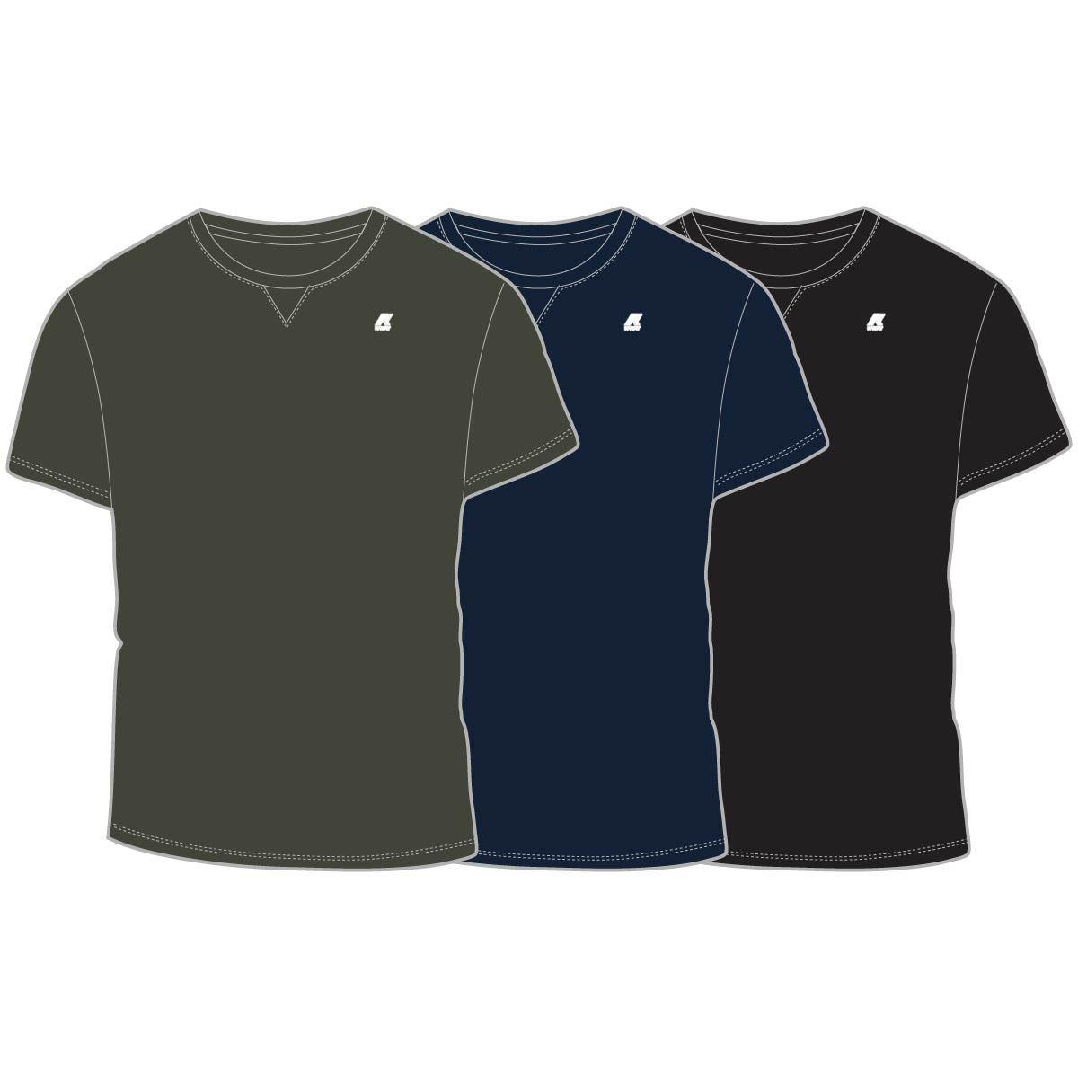 K-way Box Di 3 T-shirt Uomo Uomo K7112qw - Antonio Visconti