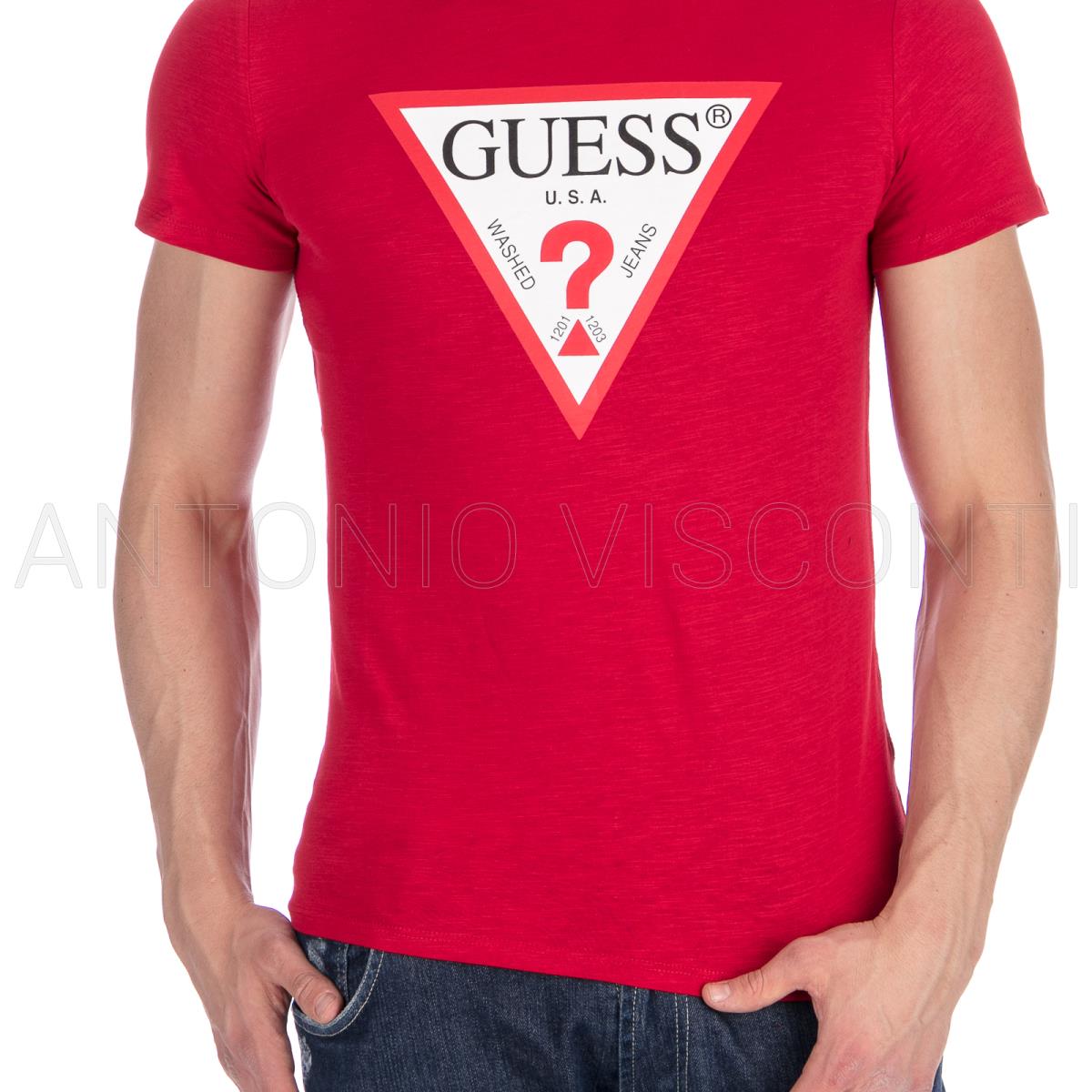 maglietta guess rossa