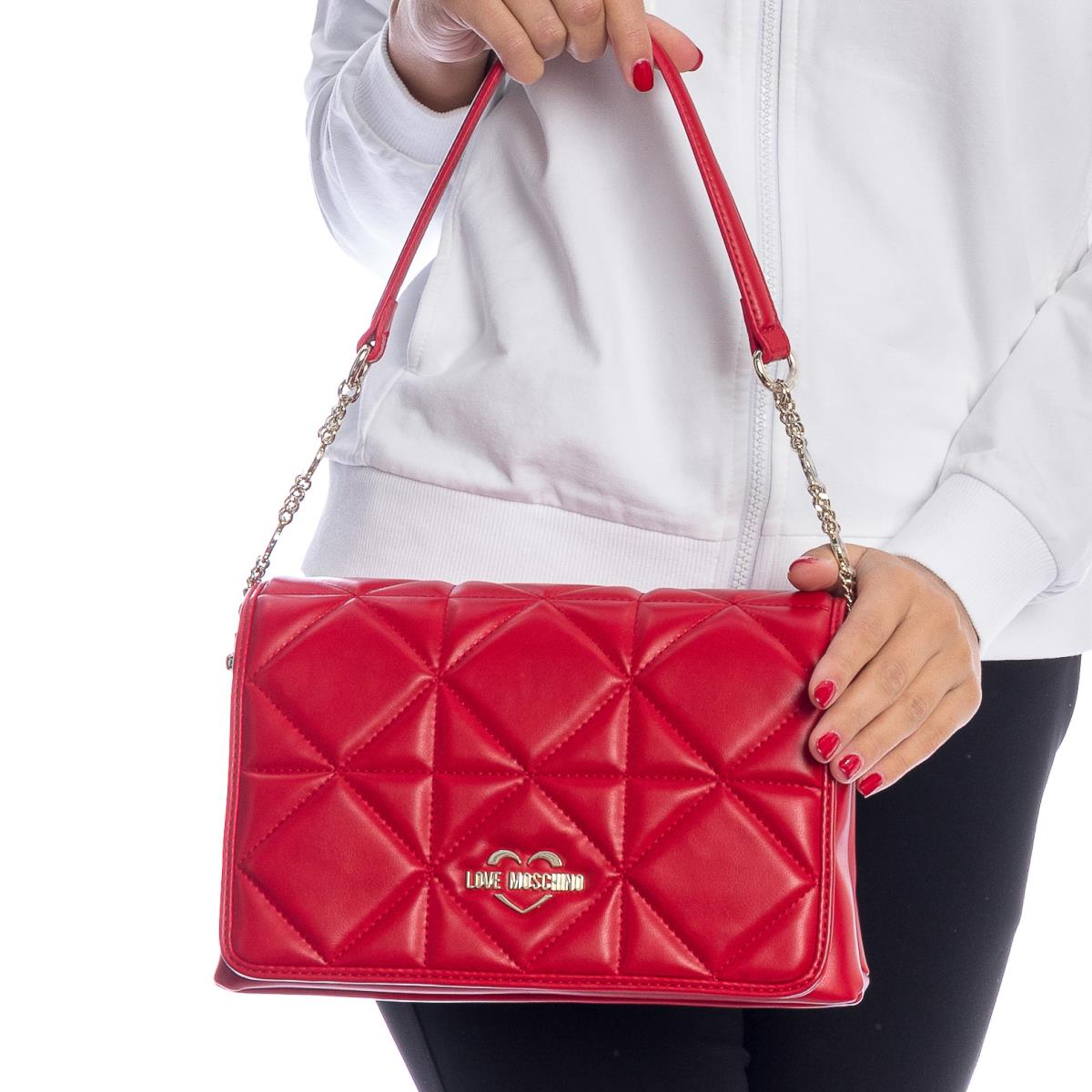 Love Moschino Jewel Strap Borsa a tracolla pelle sintetica taupe -  JC4213PP0BKB0-209 | wardow.com