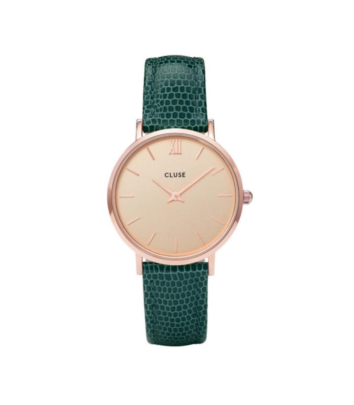 Orologio Cluse Minuit Pelle Emerald Lizard Cluse clucl30052