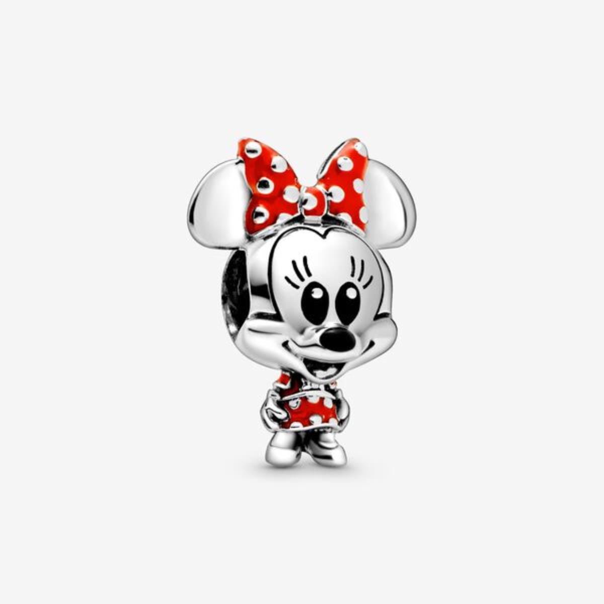 Charm Disney Minnie Con Abito E Fiocco A Pois Pandora Argento 798880C02