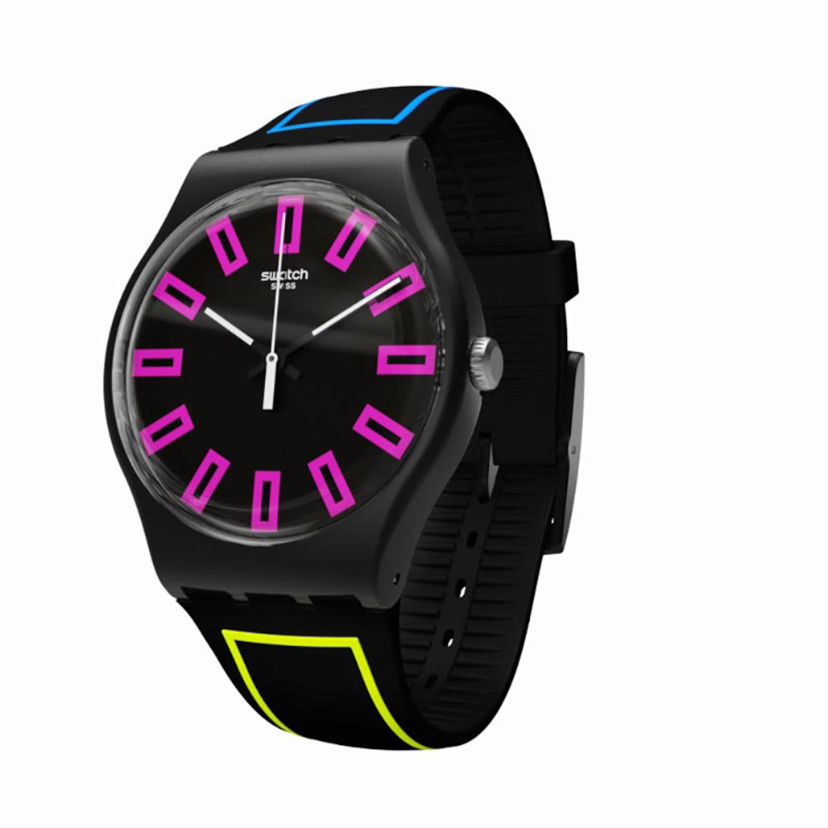 swatch around the strap