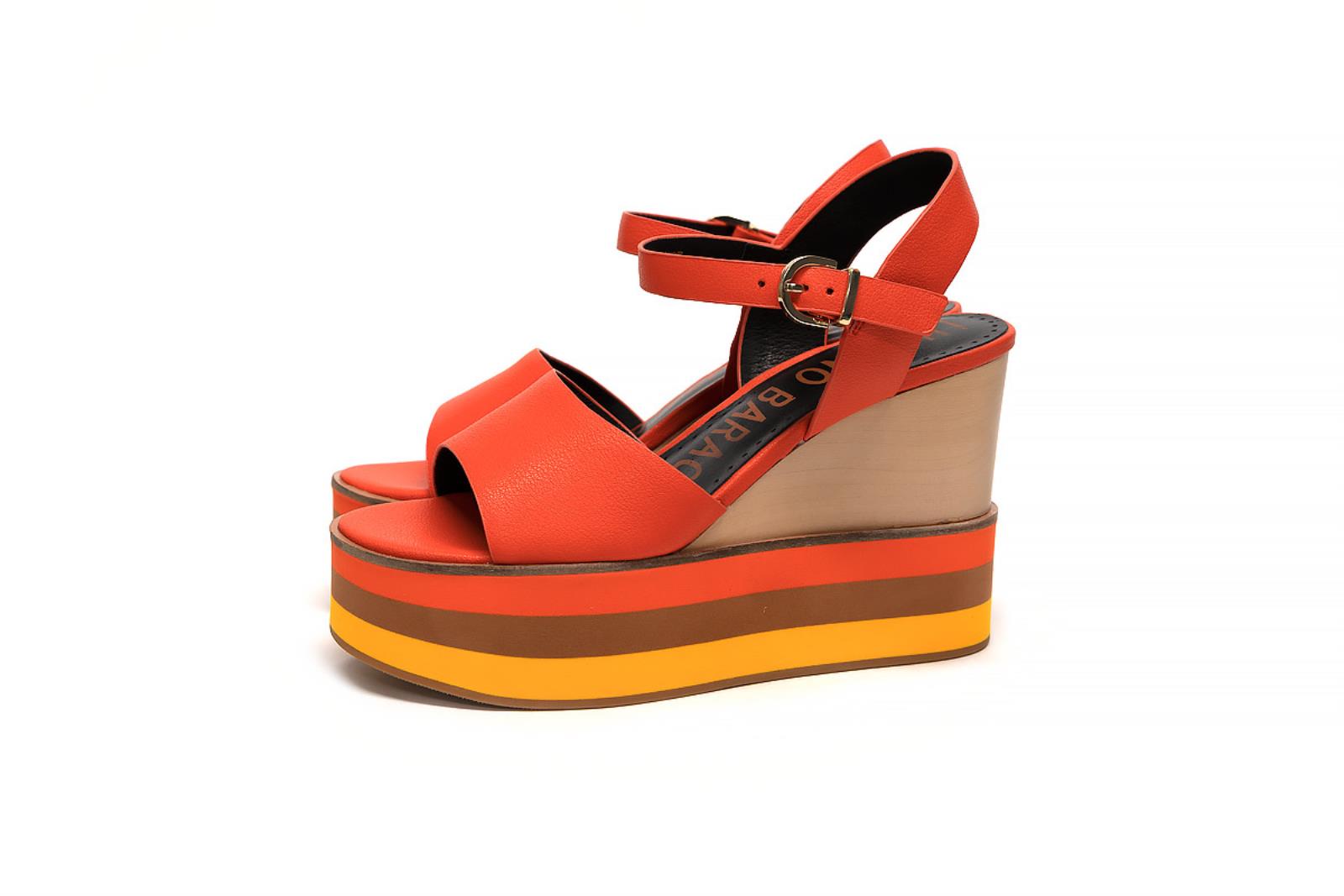 sandali zeppa dritta