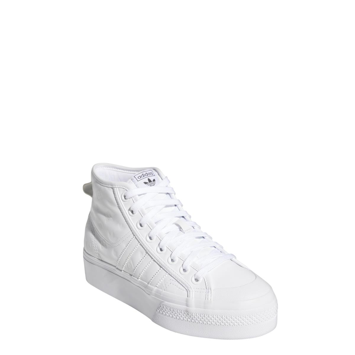 ADIDAS NIZZA PLATFORM MID W (FY7602) Ženy | barva BÍLÁ | Kecky adidas v  eshopu Cheels