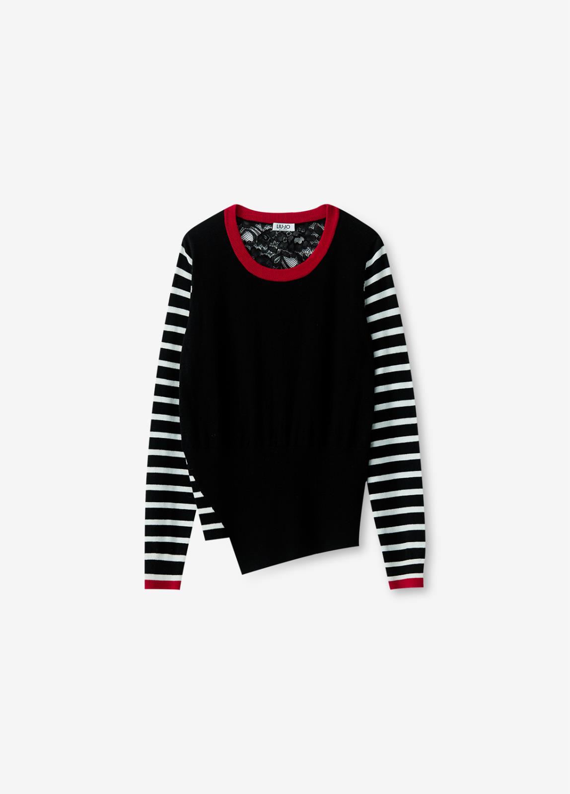Maglia Animalier A Righe LIU-JO MAGLIERIA