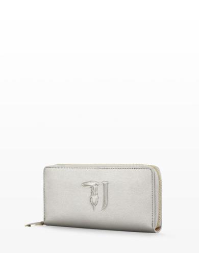 Portafoglio Trussardi Jeans in ecopelle effetto saffiano