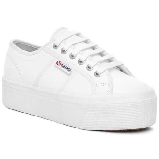 superga platform avorio