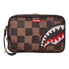 Sprayground - Sharks In Paris Painted toiletry bag - 910B5354NSZ