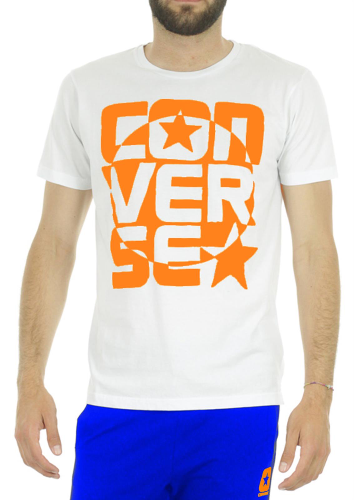 t shirt converse bambino arancione