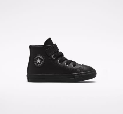 Baby girl black on sale converse