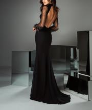 Abito Lungo A Sirena Nero Pronovias | Mary Boutique