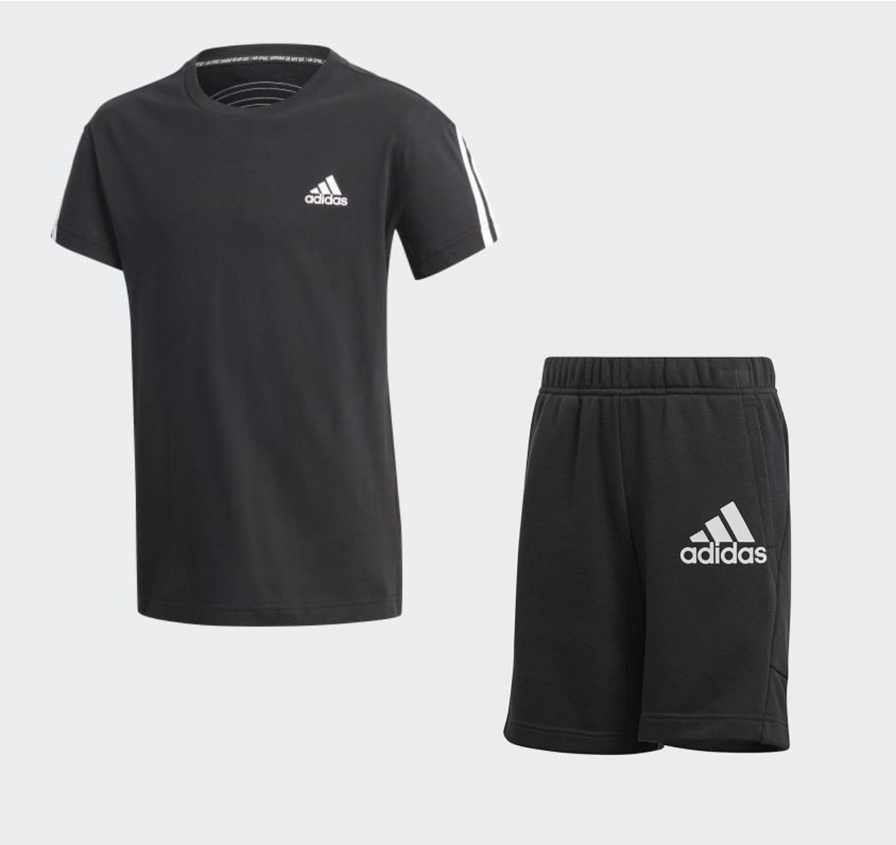 adidas Originals GE0659 Zwart - Textiel T-shirts korte mouwen Kind € 17,00