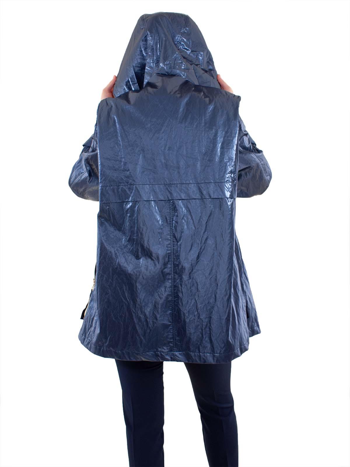 Giacca Impermeabile Donna Con Cappuccio - Trench Leggero Antivento Per Primavera Autunno, Taglie Forti, Cappotto Pioggia Con Tasche, Nero