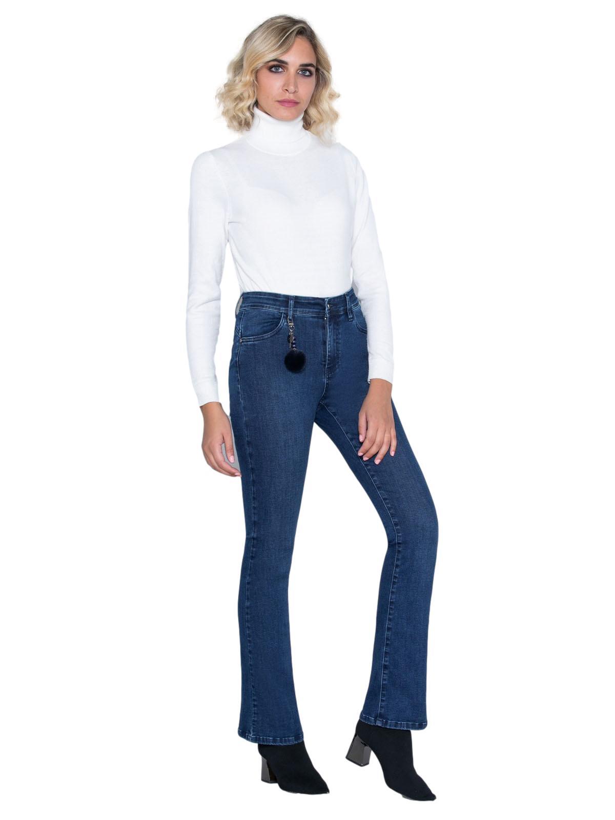 Emanuela Costa jeans a zampa elasticizzato EC6323, Strabello