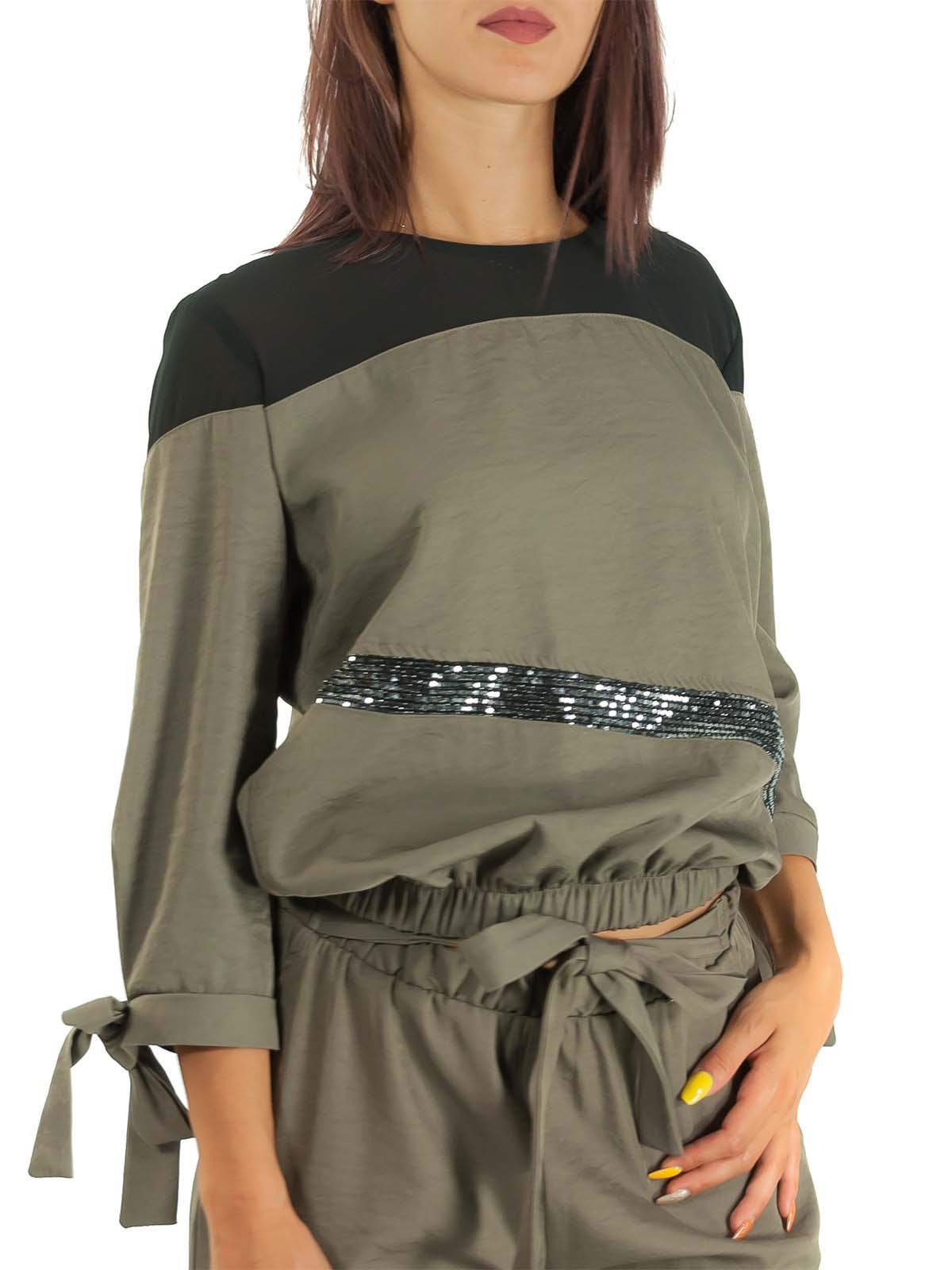 blusa manica tre quarti