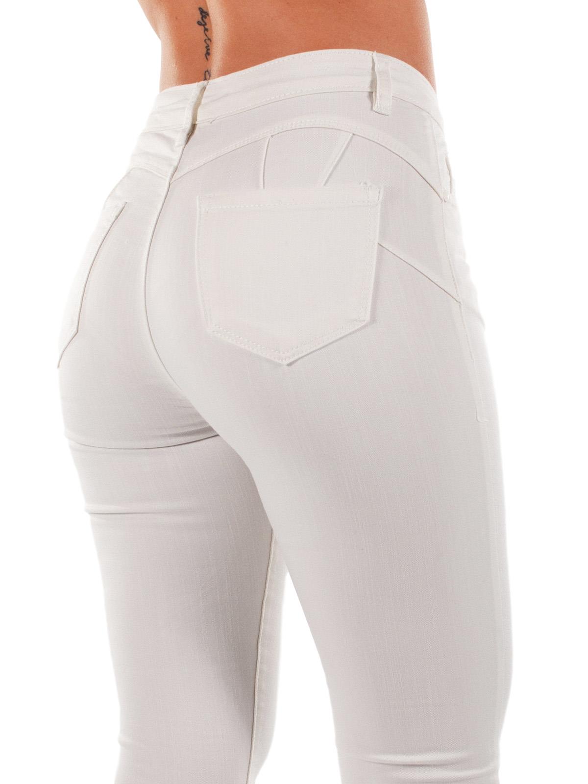 Pantaloni Skinny Donna Hanna A Vita Alta Buffalo David Bitton - Morbidi Elasticizzati In Cotone E Tencel - 6
