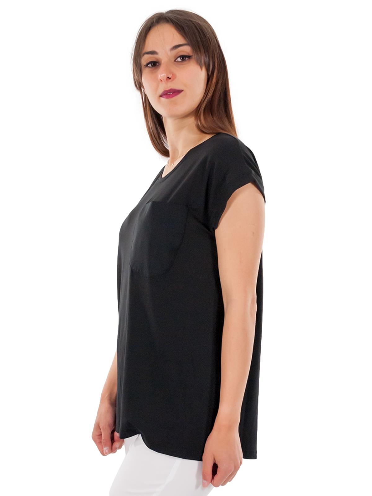 BLUE JOINT T-shirt Maniche Corte Donna In Cotone Con Scritte E Stampe 24033