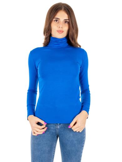 Dolcevita Maglia Sottogiacca Donna in Viscosa Leggera Aderente