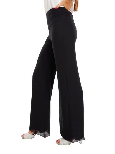 Gamba Larga Elegante Pantaloni A Zampa Donna Con Stampa Fiore - Vita Alta, Elasticizzati, Eleganti Leggings Svasati Estivi - Foto 10