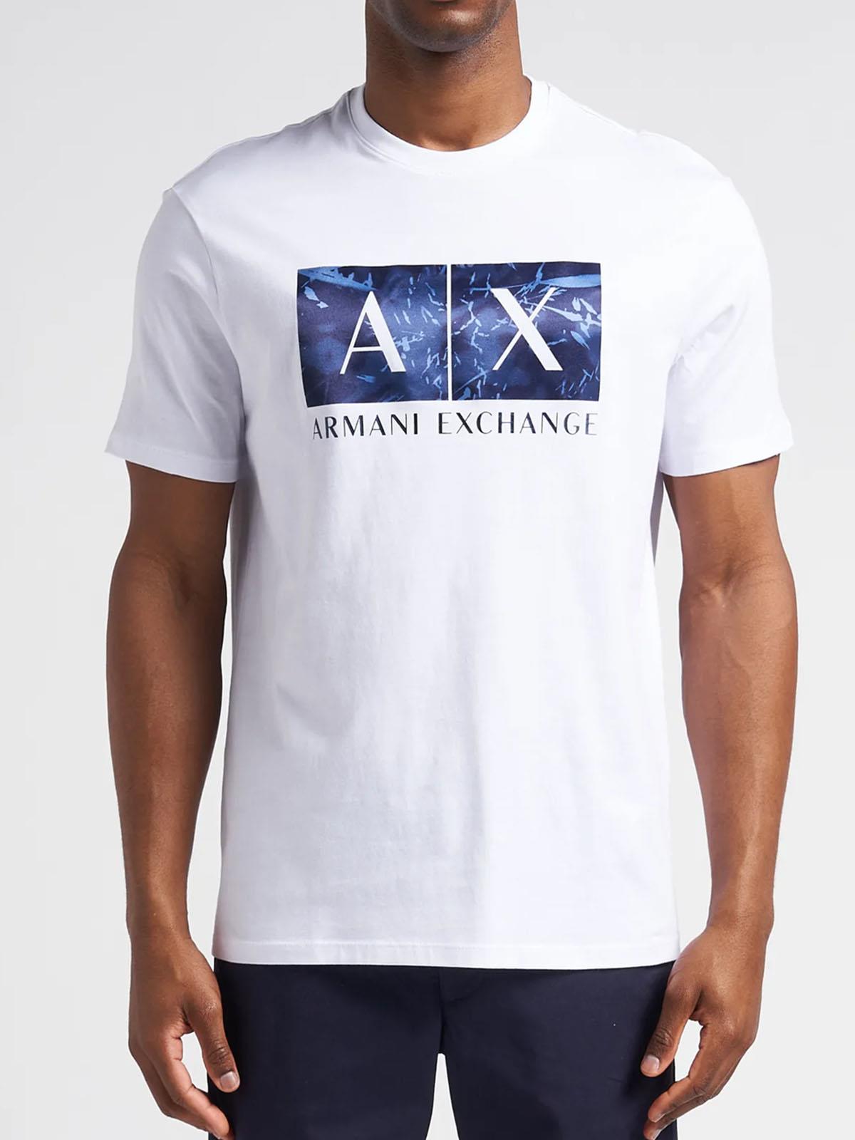 3RZTHAZJH4Z Armani Exchange Regular Fit Cotton T-Shirt
