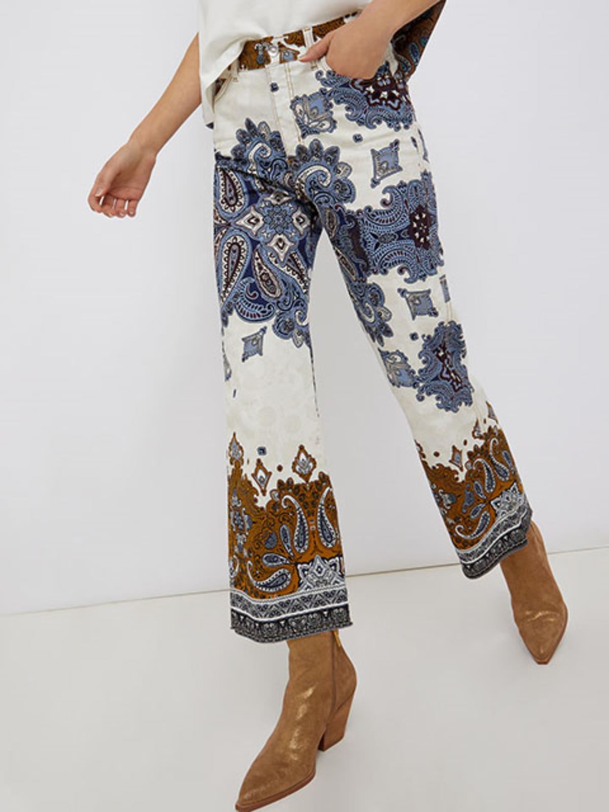 Liu Jo High Waist Cropped Trousers