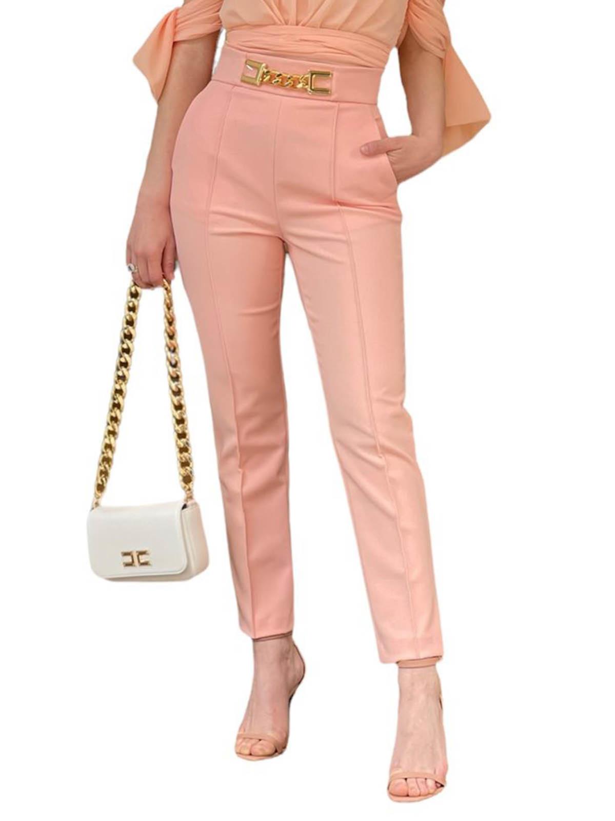 PA04222E2 Elisabetta Franchi Pantalone A Sigaretta