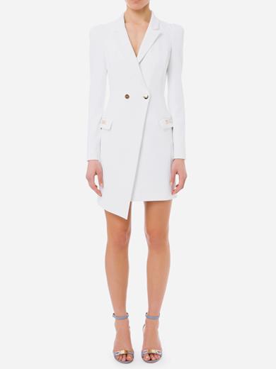 AB06921E2 Elisabetta Franchi Robe Manteau Asimmetrico