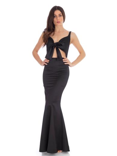 vestito lungo a sirena