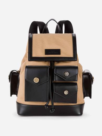 Borsa Elisabetta Franchi Bs32a22e2 Elisabetta Franchi Zaino Utility Con  Dettagli Contrasto