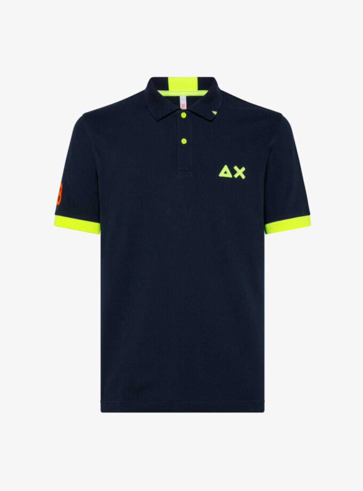 Sun68 Polo Uomo 95% Cotone 5% Elastan A32120