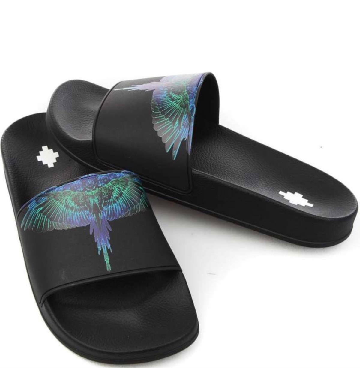 MARCELO BURLON CIABATTA R21PLA0011069 CIABATTA IN GOMMA CON FASCIA LOGATA